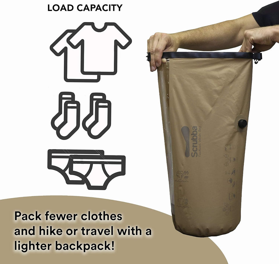 Scrubba Portable Wash Bag - Foldable Hand  